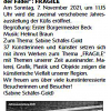Ausstellungsankündigung im Amtsblatt Filderstadt vom 5. November 2021
