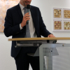 Bürgermeister Jens Theobaldt begrüßt die Gäste.