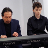 Zwei Profis am E-Piano: Klaus Fitzel und Cassian Schwab