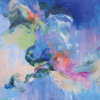 Sigrid Sanwald: über-all (Ausschnitt), Acryl auf Leinwand, 60 × 80 cm