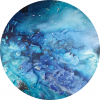 Heike Schmidt: Birth of the Universe, Installation, Acryl auf Leinwand, Spiegel