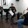 Trio "Selbdritt" der Musikschule Filderstadt (FILUM) mit Gert Schmid (Akkordeon), Rolf Weinmann (Akkordeon-Bass) und Sylvio Zondler (Saxophon)