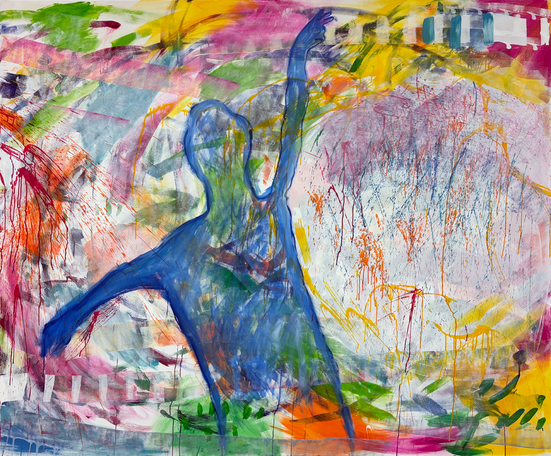 Das Ergebnis nach 6 Live-Painting-Aktionen (Detail).