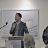 Oberbürgermeister Christoph Traub eröffnet die Ausstellung von Albrecht A. Bopp und Josef Nadj.