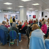 Das Literarische Café war gut besucht. Das Literarische Café war gut besucht.