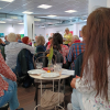 Das Literarische Café war gut besucht. Das Literarische Café war gut besucht.