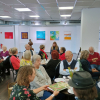 Das Literarische Café war gut besucht. Das Literarische Café war gut besucht.