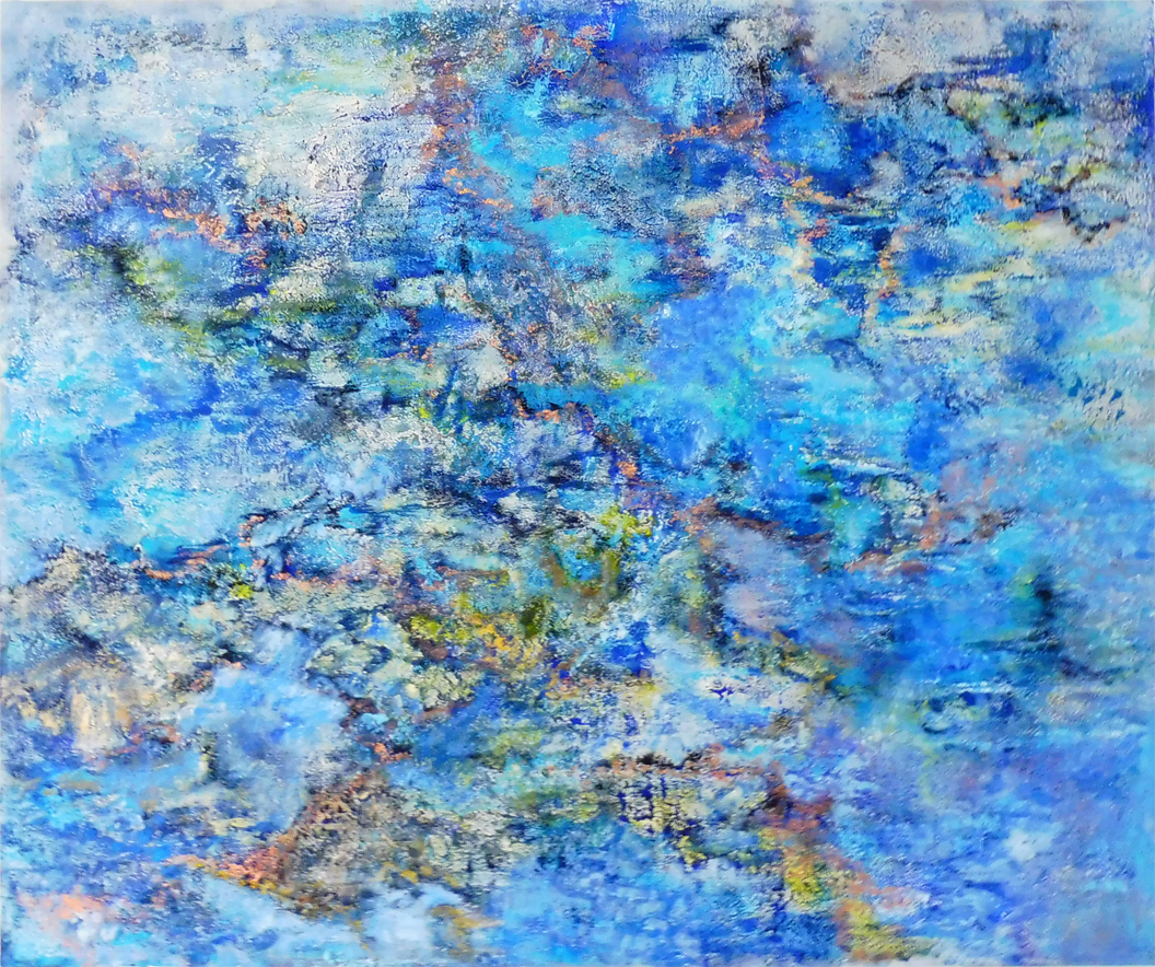 Anita Raisch: Ohne Titel, Öl auf Leinwand, 100 x 120 cm