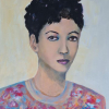 Roswitha Eicher: Olga, Acryl, 50 x 40 x 1,5 cm