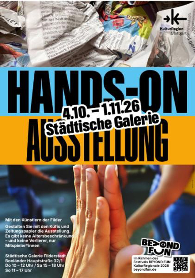 Plakat für die Hands-On-Ausstellung BEYOND FUN